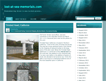 Tablet Screenshot of lost-at-sea-memorials.com